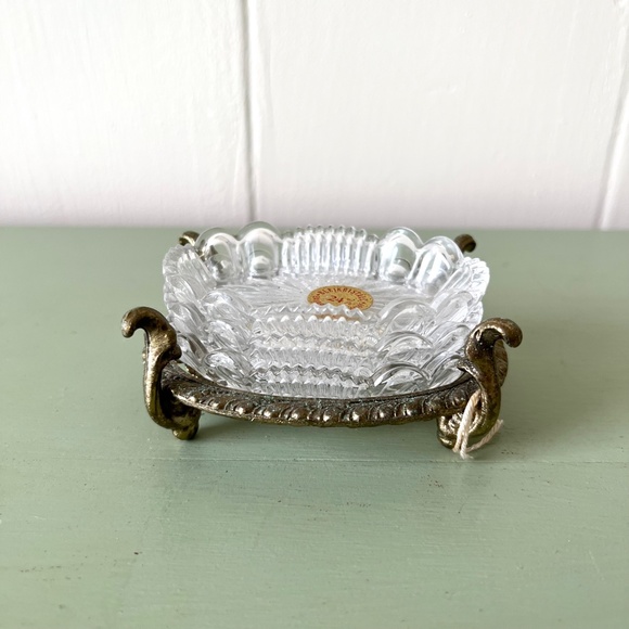 VTG Bleikristall 4PC Trinket Holder - Picture 3 of 16